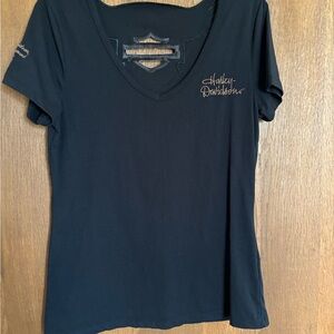 Harley-Davidson Black Tee with Iconic Logo